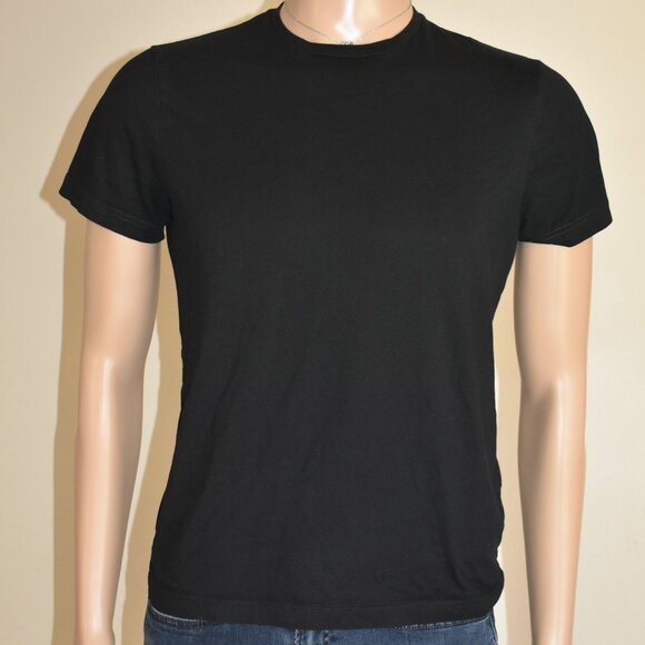 Womens / MEN’S PRADA solid Black LOUNGE under t-shirt Tee Medium (SMALL) - Picture 1 of 15